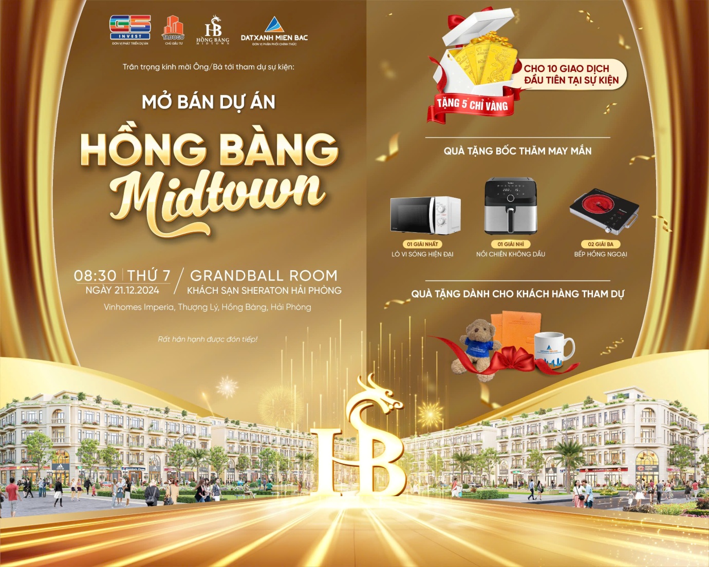 Mở bán Hồng Bàng Midtown: Tâm điểm kinh doanh mới vùng lõi Hải Phòng - Ảnh 1.