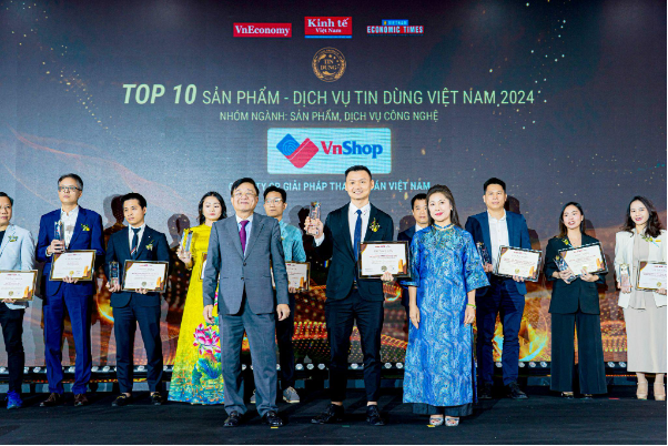 VnShop - nền tảng mua sắm trực tuyến trên app ngân hàng lọt Top Tin dùng Việt Nam 2024 - Ảnh 1.