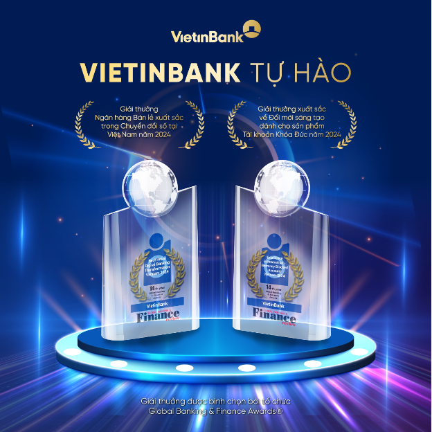 Global Banking & Finance Review trao tặng 2 giải thưởng bán lẻ cho VietinBank- Ảnh 1.