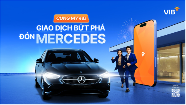 Mùa lễ hội rộn ràng cùng MyVIB: 20 triệu quà tặng cùng cơ hội lái Mercedes về nhà - Ảnh 3.
