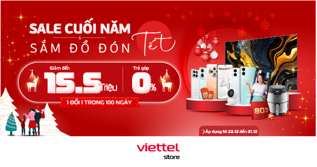 Săn Hot Sale Noel tại Viettel Store: Cơ hội vàng sắm đồ đón Tết 2025- Ảnh 1.