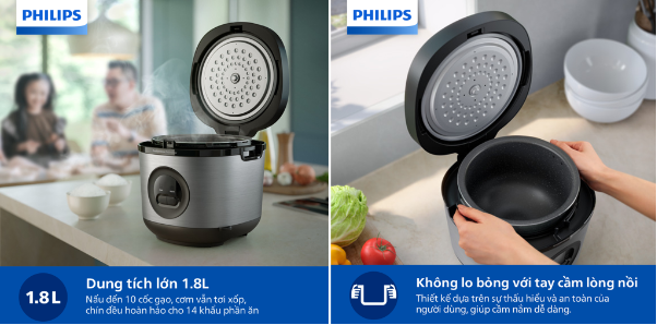 Hương vị ký ức cùng nồi cơm điện Philips 3000 Series HD3213 - Ảnh 4.