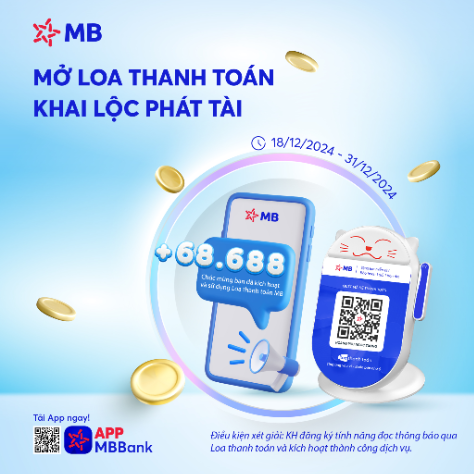 Đăng ký dịch vụ Loa thanh toán MB - nhận vía buôn may bán đắt lộc phát 68.688 VND - Ảnh 3.