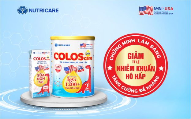 ColosCare 24h 2+ được chứng minh giúp giảm tỷ lệ nhiễm khuẩn hô hấp cho trẻ với kháng thể IgG 1200 cao vượt trội - Ảnh 3.