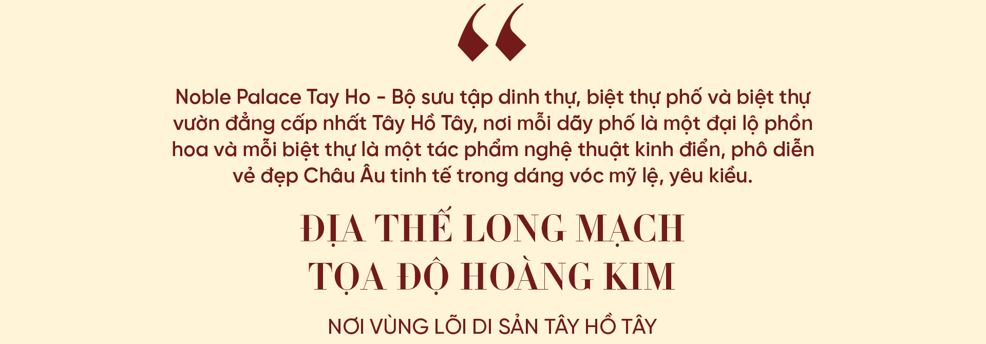 Noble Palace Tay Ho & sức hút từ những tuyệt phẩm dinh thự - Ảnh 2.