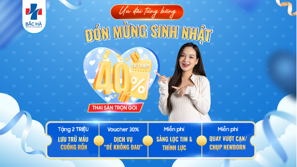 Ưu đãi các dịch vụ thai sản lên tới 40% mừng 8 năm thành lập Bệnh viện ĐKQT Bắc Hà - Ảnh 1.