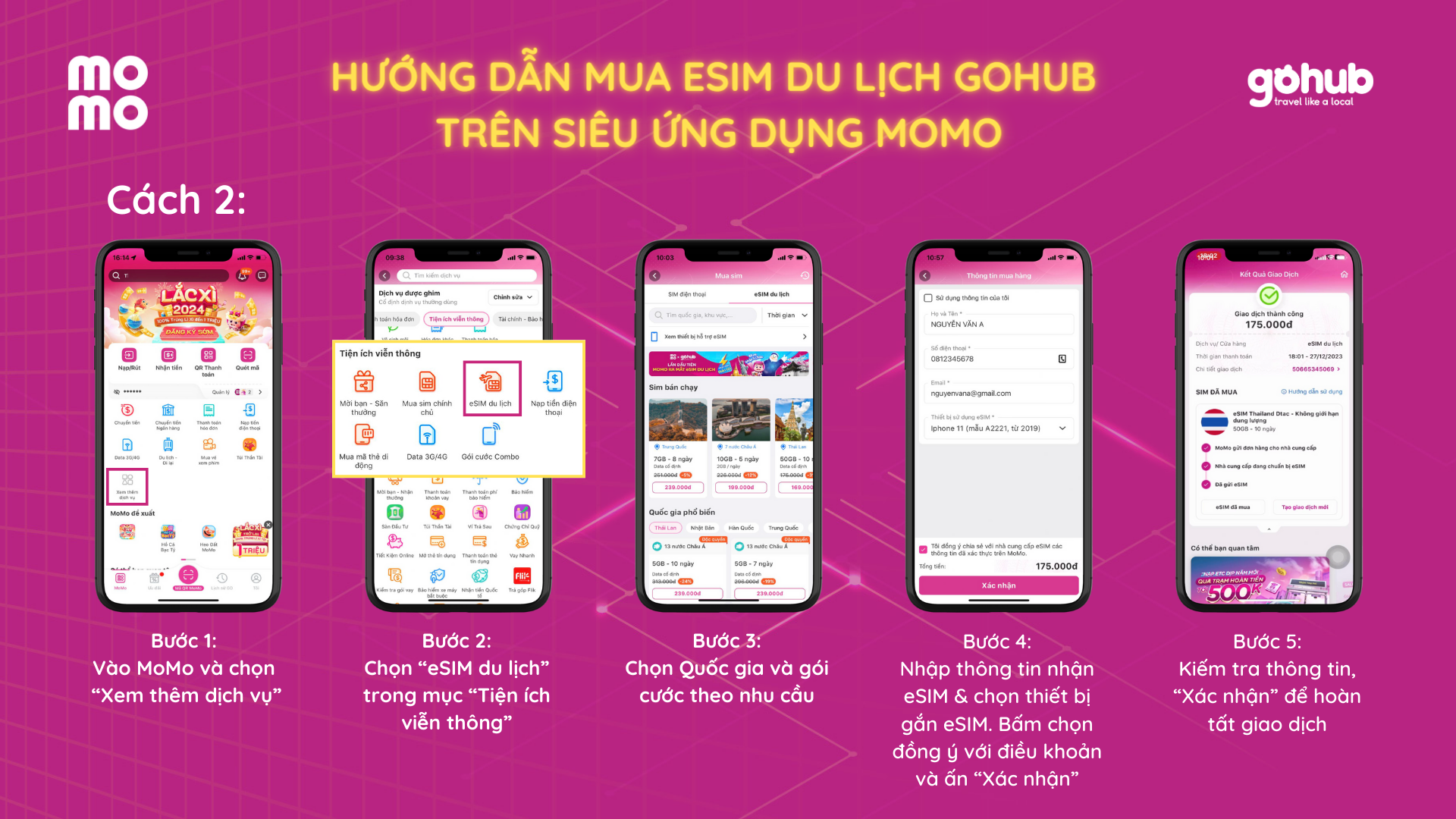 Gohub tiên phong cung cấp eSIM du lịch quốc tế trên nền tảng MoMo - Ảnh 4.