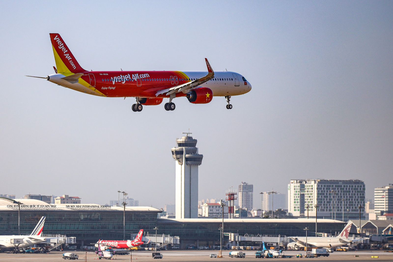 Ngày đầu năm mới Vietjet nhận tàu bay mới - Ảnh 5.