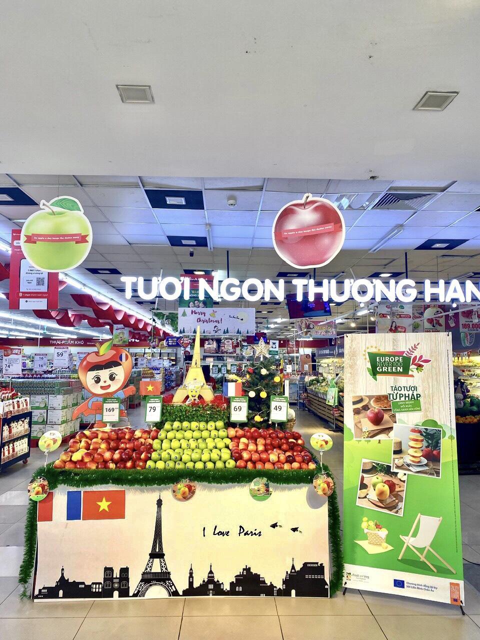 Lượng tiêu thụ táo Pháp tăng nhanh chóng trong thị trường Việt Nam - Ảnh 2.