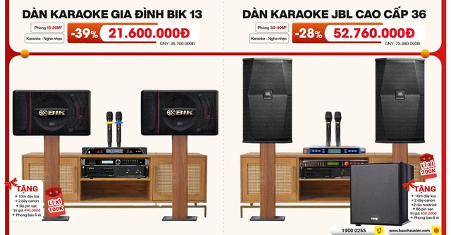 Bảo Châu Elec gợi ý 10 bộ dàn karaoke gia đình chính hãng, đáng mua dịp Tết 2024 - Ảnh 2.