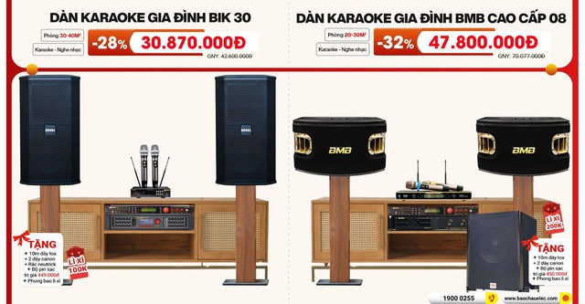 Bảo Châu Elec gợi ý 10 bộ dàn karaoke gia đình chính hãng, đáng mua dịp Tết 2024 - Ảnh 3.