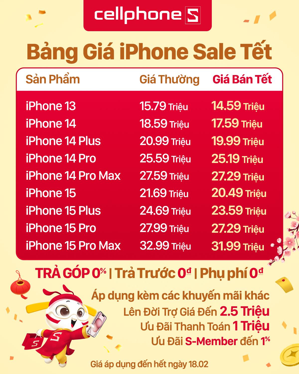 Loạt sản phẩm Apple  giảm giá mạnh dịp Tết, iPhone 13 chỉ hơn 14 triệu - Ảnh 2.