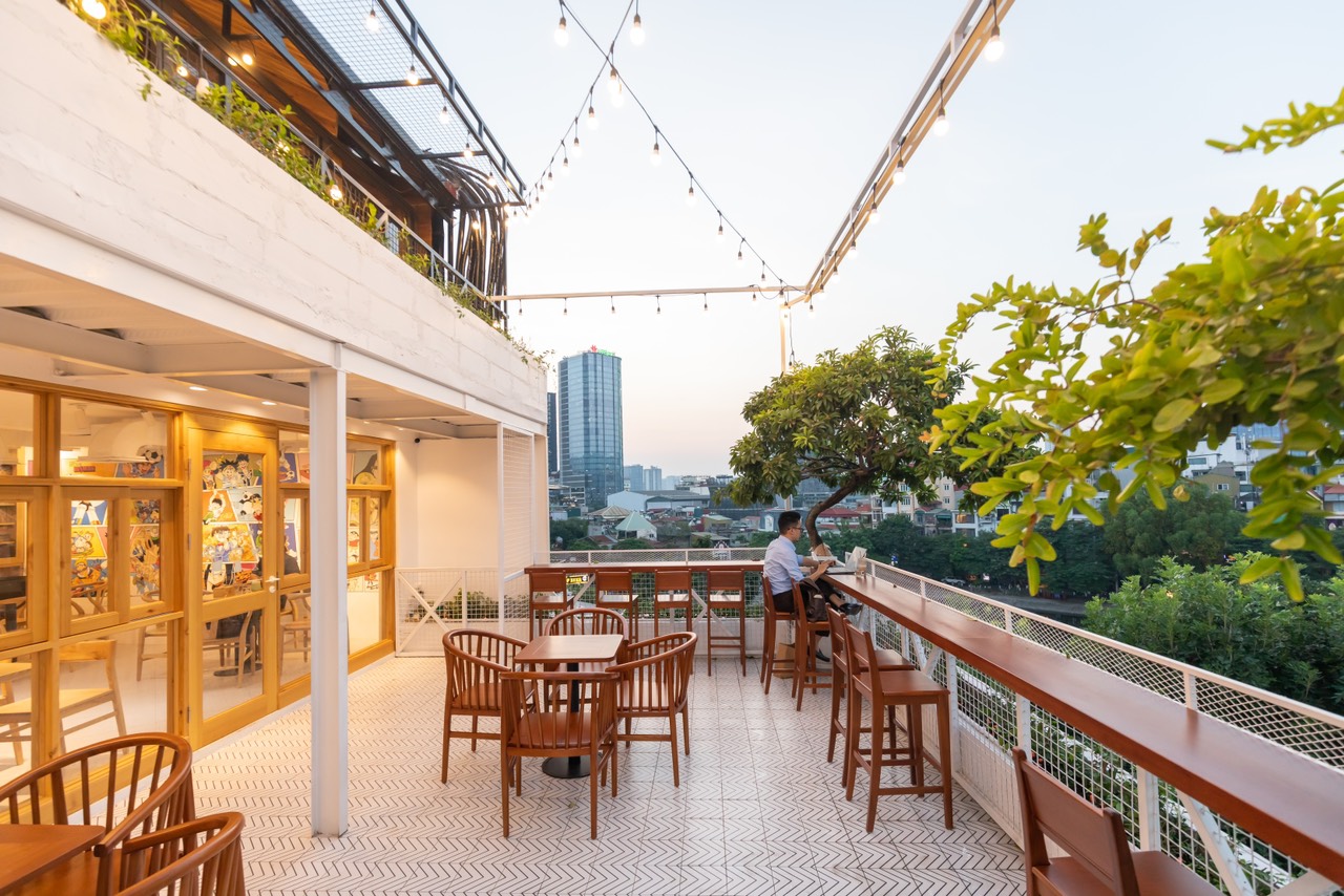 KHÔNG GIAN ẤM ÁP CỦA DIÊN AN CAFE TRÀN NGẬP HƯƠNG TRÀ MÙA ĐÔNG