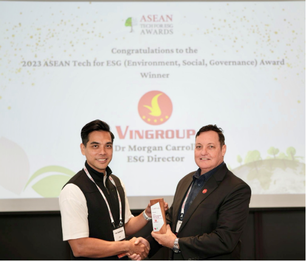 Vingroup giành giải thưởng công nghệ bền vững ASEAN 2023  - Ảnh 1.