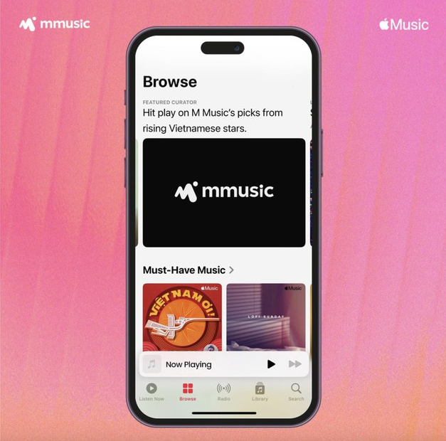 MMUSIC chính thức trở thành Music Curator tiên phong của Apple Music tại Việt Nam - Ảnh 1.