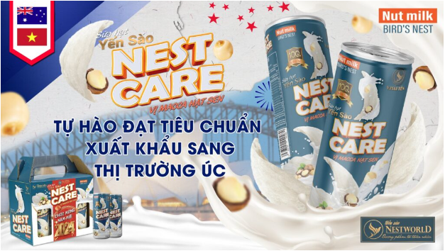 Sữa hạt yến sào Nest Care: Mở rộng thị trường toàn quốc và xuất khẩu sang Úc - Ảnh 3.