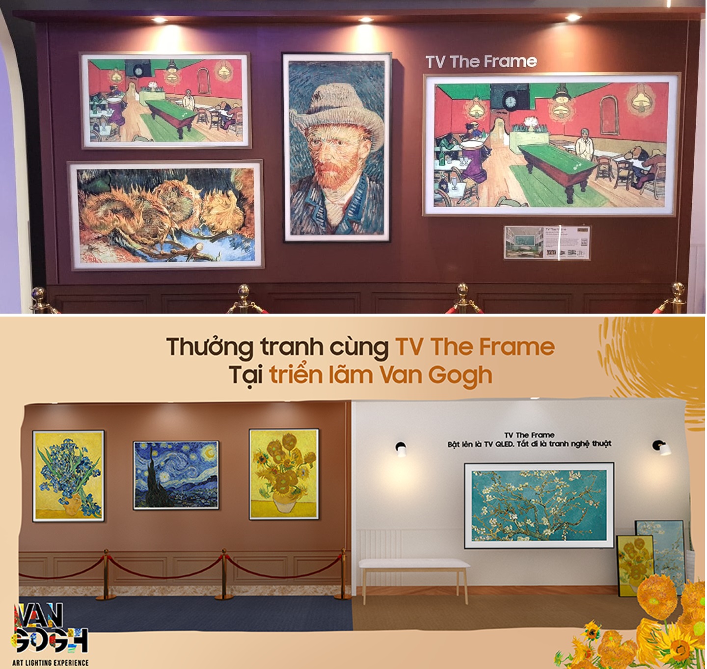 Lạc lối giữa không gian nghệ thuật Van Gogh cùng TV The Frame - Ảnh 2.