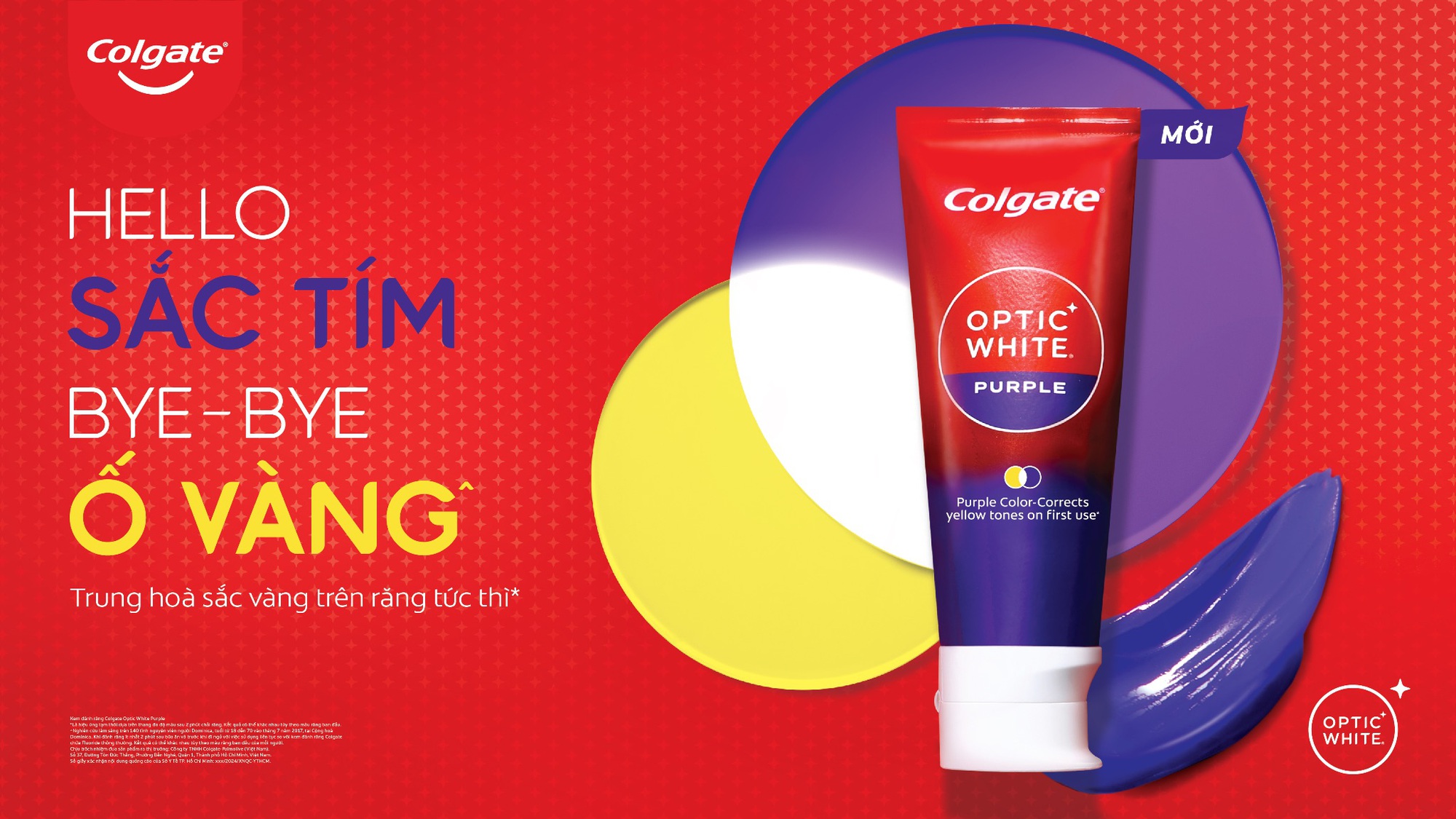 Colgate Ra Mắt Kem đánh Răng: Colgate Optic White Purple