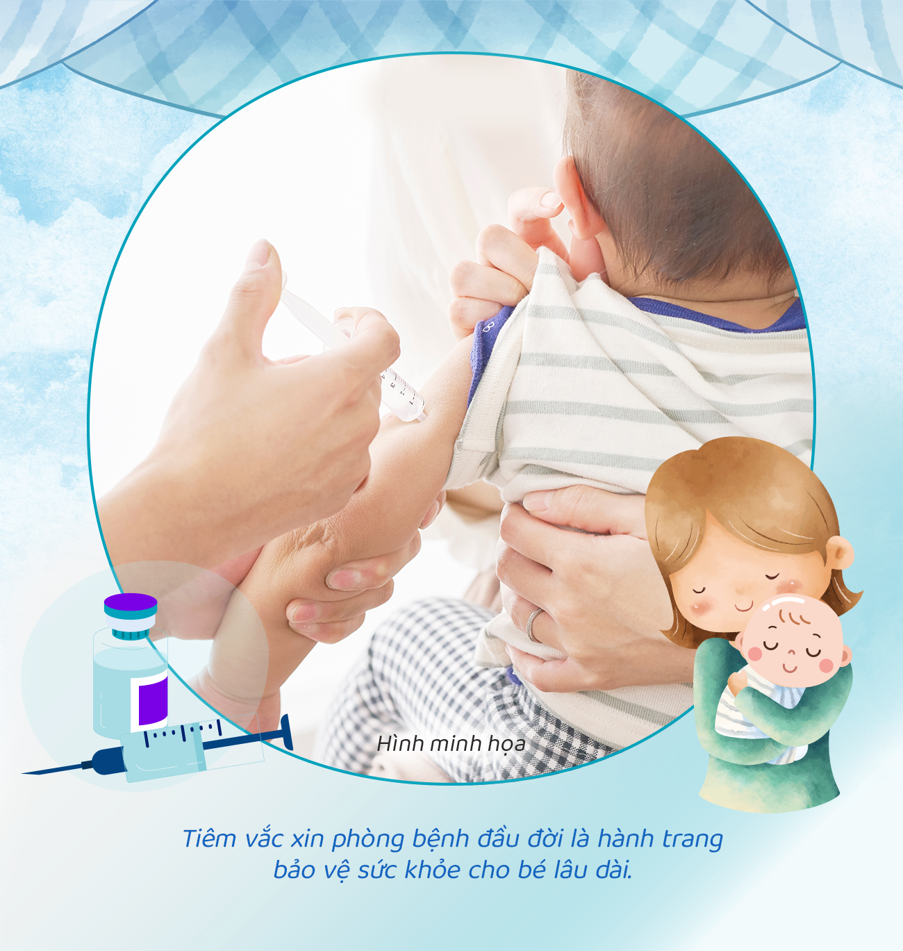 Tiêm đủ mũi vắc xin 6 trong 1, hành trang sức khỏe bảo vệ con ngay những tháng đầu đời - Ảnh 8.