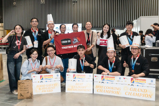 CHIN-SU đồng hành cùng đội ngũ Hy Food gây ấn tượng mạnh tại cuộc thi Đầu bếp Việt Nam tài năng 2024 - Ảnh 1.