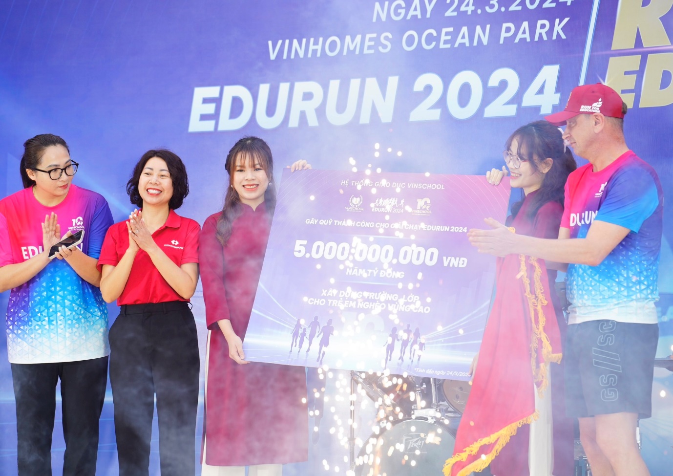 EDURUN 2024: Quyên góp kỷ lục  5 tỷ đồng để xây trường vùng xa - Ảnh 1.