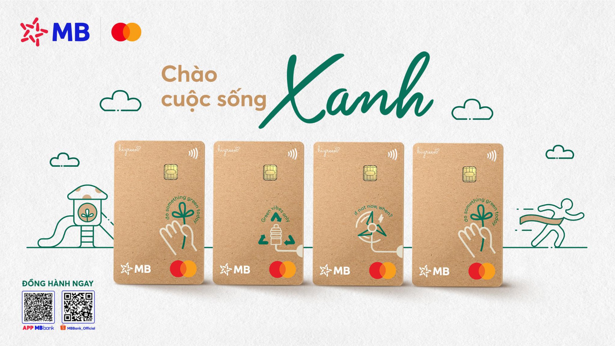 MB Mastercard Hi Green - Thẻ ngân hàng xanh vì tương lai bền vững - Ảnh 1.