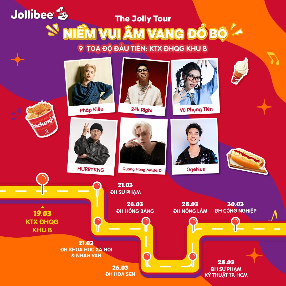 Jollibee tổ chức chuyến lưu diễn The Jolly Tour tại 300 trường Đại học, Cao Đẳng - Ảnh 3.