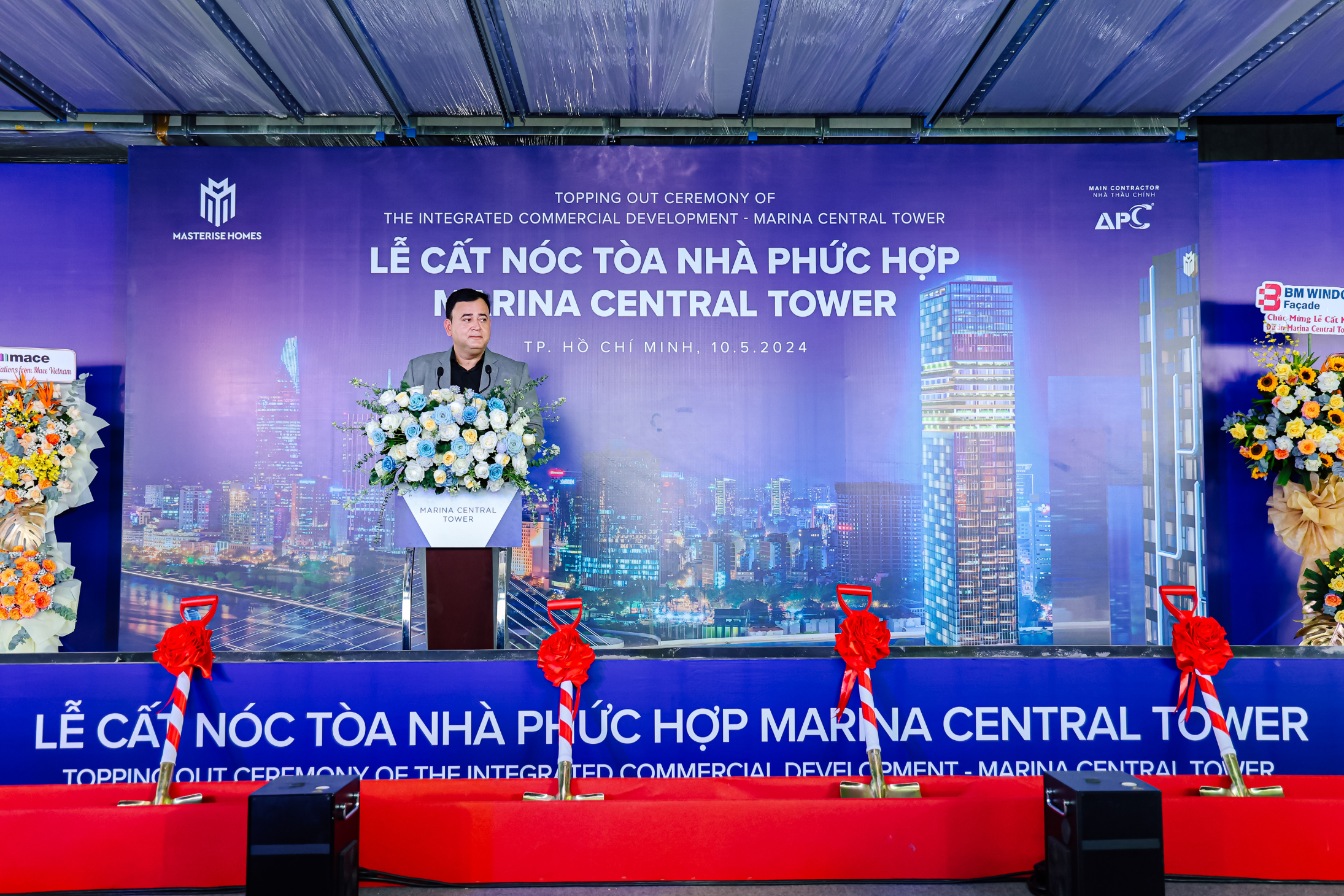 Masterise Homes chính thức cất nóc tòa tháp thương mại Marina Central Tower- Ảnh 2.