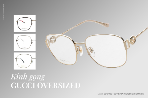 Điểm danh bộ sưu tập mắt kính Gucci hot-trend hè 2024 - Ảnh 3.