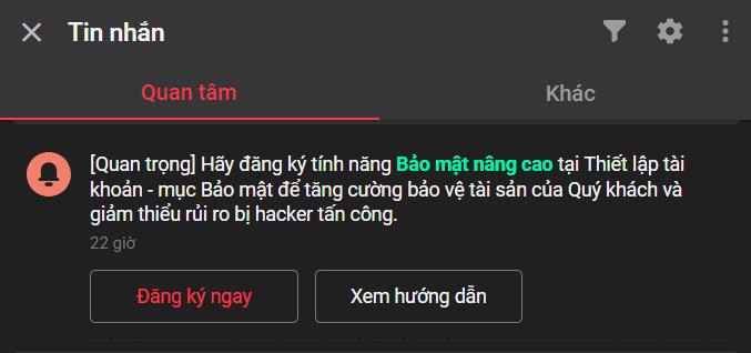 TCBS tăng cường bảo mật tài khoản và an toàn giao dịch- Ảnh 2. TCBS tăng cường bảo mật tài khoản và an toàn giao dịch- Ảnh 2.