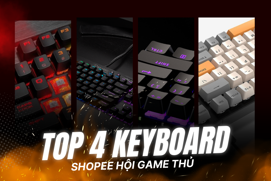 4 mẫu bàn phím cơ gaming không nên bỏ qua tại Shopee Hội Game Thủ- Ảnh 1. 4 mẫu bàn phím cơ gaming không nên bỏ qua tại Shopee Hội Game Thủ- Ảnh 1.