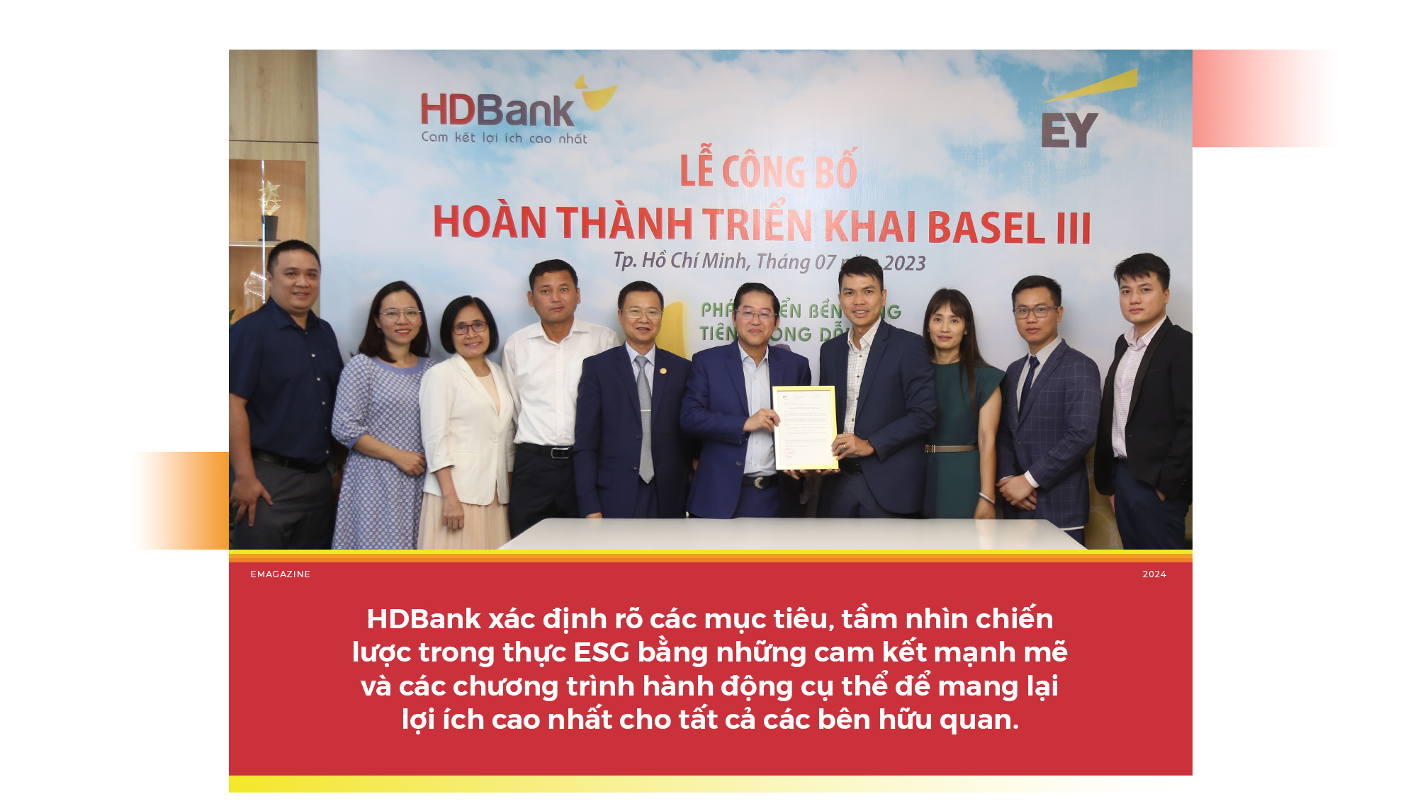 Công bố Báo cáo Phát triển bền vững, HDBank tiên phong thực thi ESG vì một tương lai tươi sáng - Ảnh 5.