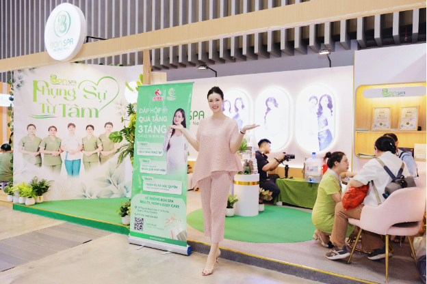 BON Spa ấn tượng ngay giữa lòng triển lãm Vietbaby Fair 2024 - Ảnh 2.