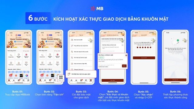 App MBBank - Đón đầu công nghệ với tính năng xác thực bằng khuôn mặt - Ảnh 2.