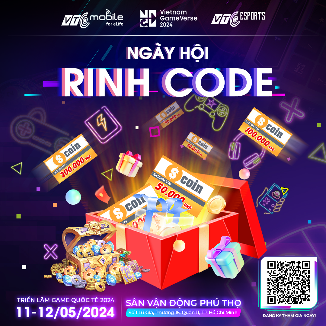 VTC Mobile và "cơn mưa" quà tặng game thủ tại Vietnam Gameverse 2024- Ảnh 2. VTC Mobile và "cơn mưa" quà tặng game thủ tại Vietnam Gameverse 2024- Ảnh 2.