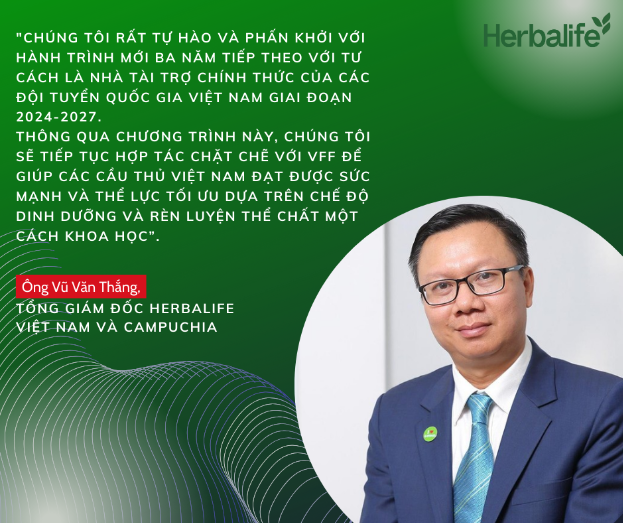 Herbalife – Dinh dưỡng lành mạnh tiếp sức Tuyển Việt Nam trước thềm vòng loại World Cup - Ảnh 1.