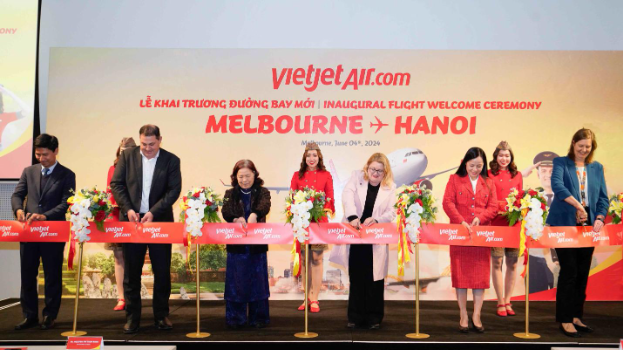 Vietjet khai trương đường bay Melbourne-Hà Nội, vé hạng thương gia ưu đãi cực tốt- Ảnh 1.