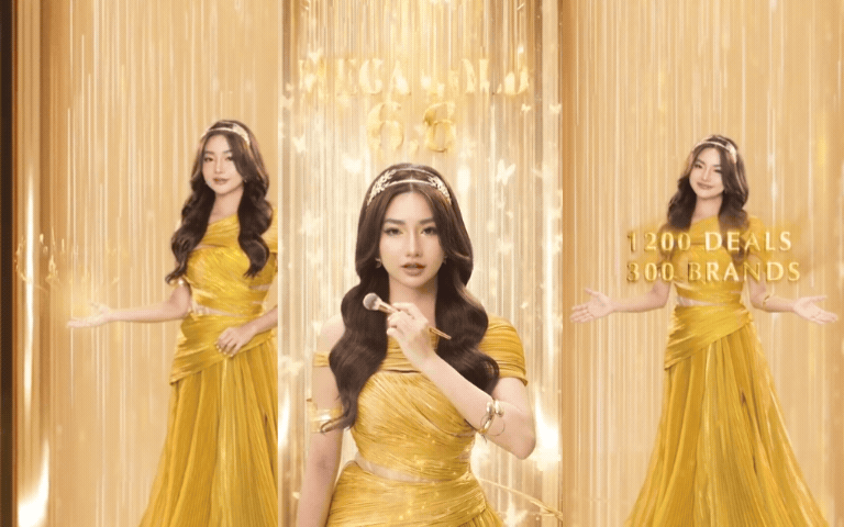 Đúng chất Mega Gold, Diệp Lê tung kho voucher 36 tỷ cùng 2 lượng vàng tặng khán giả Shopee Live - Ảnh 1.