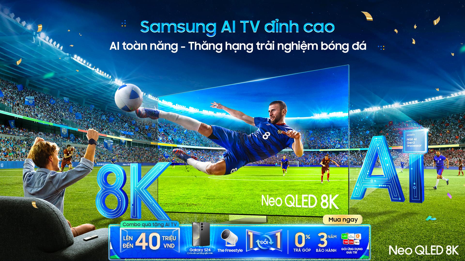 Tận hưởng Euro với TV cỡ lớn 75-85 inch mang “trí thông minh" AI- Ảnh 4.