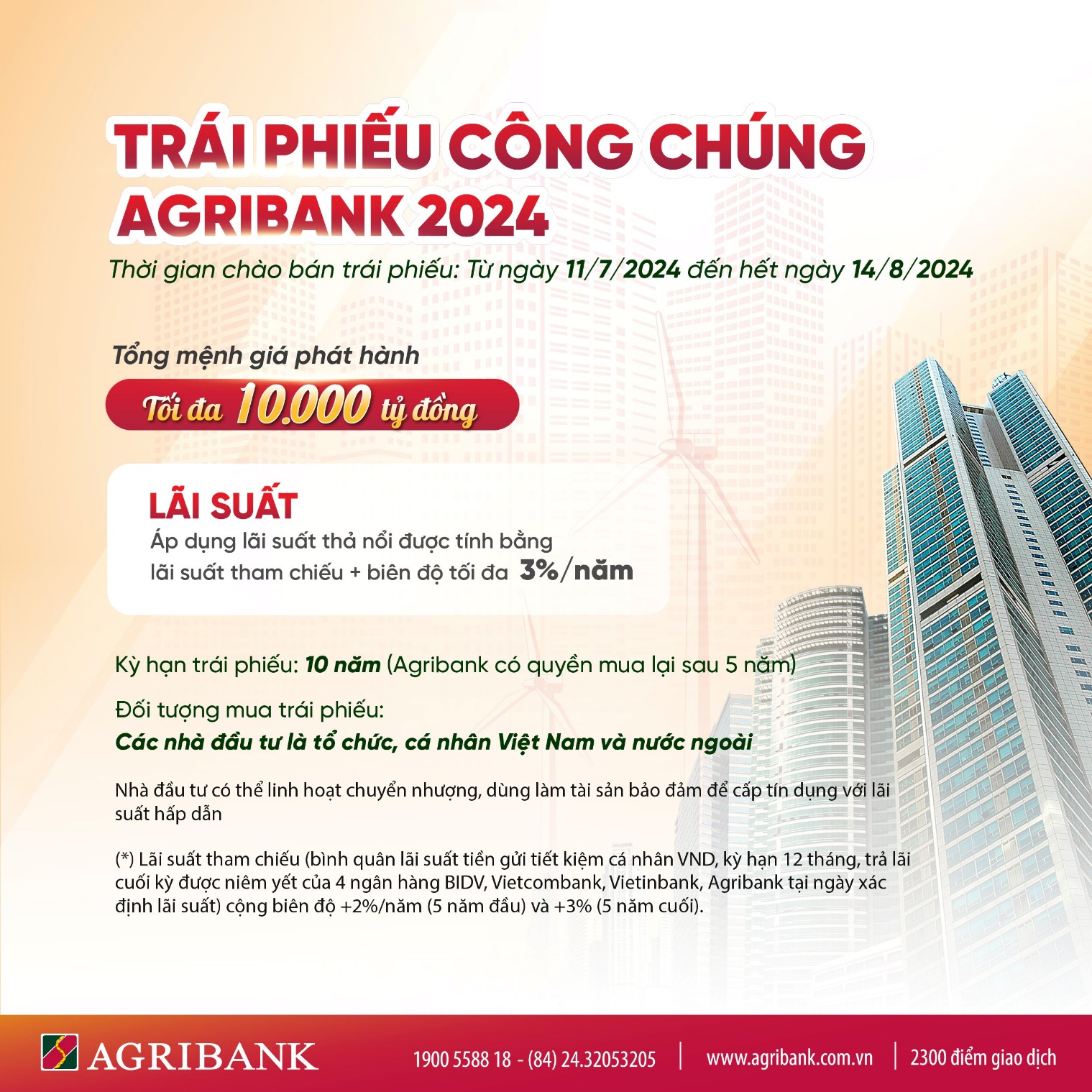 Agribank phát hành 10.000 tỷ đồng trái phiếu ra công chúng năm 2024- Ảnh 1.