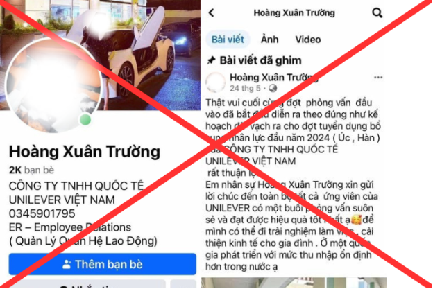 Người lao động cần cảnh giác với chiêu lừa đảo tuyển dụng qua mạng xã hội - Ảnh 1.