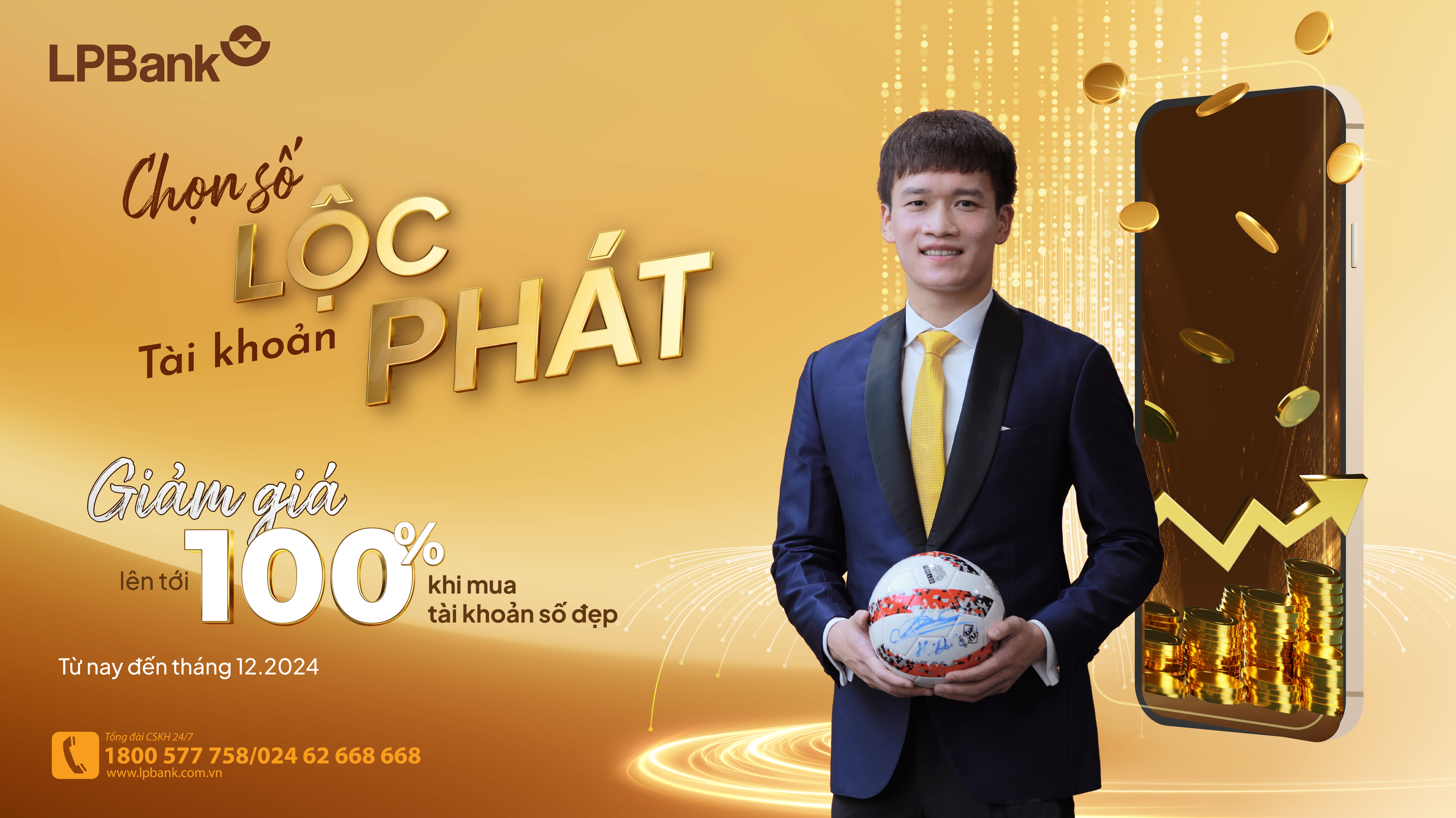 Lộc Phát cùng tài khoản số đẹp của LPBank- Ảnh 1.