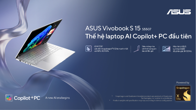 Trải nghiệm sức mạnh NPU 45 TOPs trên laptop AI Vivobook S 15 - Copilot+ PC đầu tiên của ASUS - Ảnh 2.