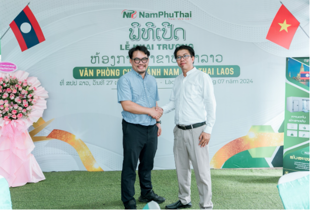 Nam Phú Thái khai trương văn phòng mới tại thủ đô Viêng Chăn (Lào) - Ảnh 2.