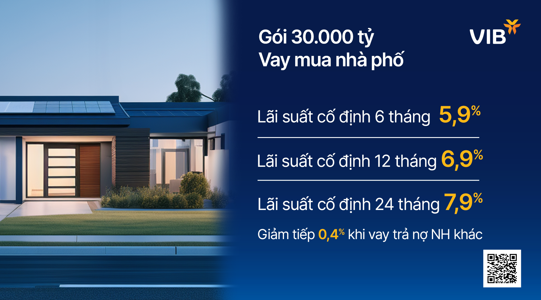 VIB ra mắt gói vay nhà phố 30.000 tỷ, lãi suất chỉ 5,9%, miễn trả gốc đến 48 tháng- Ảnh 1.