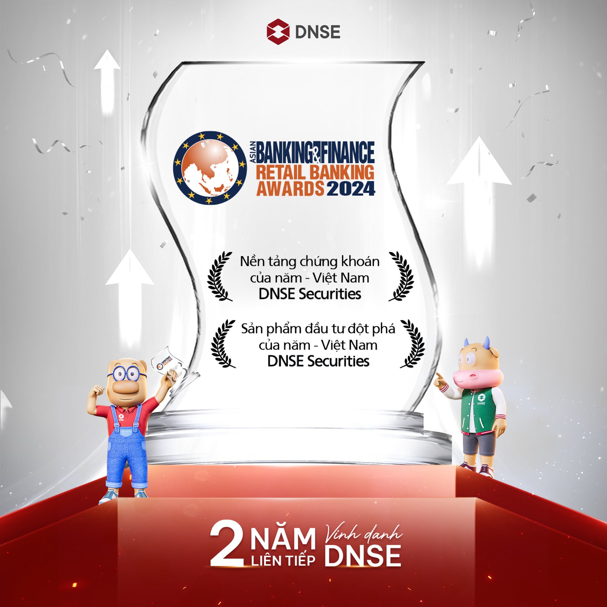 DNSE được vinh danh 2 giải thưởng Asian Banking & Finance năm thứ hai liên tiếp- Ảnh 1. DNSE được vinh danh 2 giải thưởng Asian Banking & Finance năm thứ hai liên tiếp- Ảnh 1.