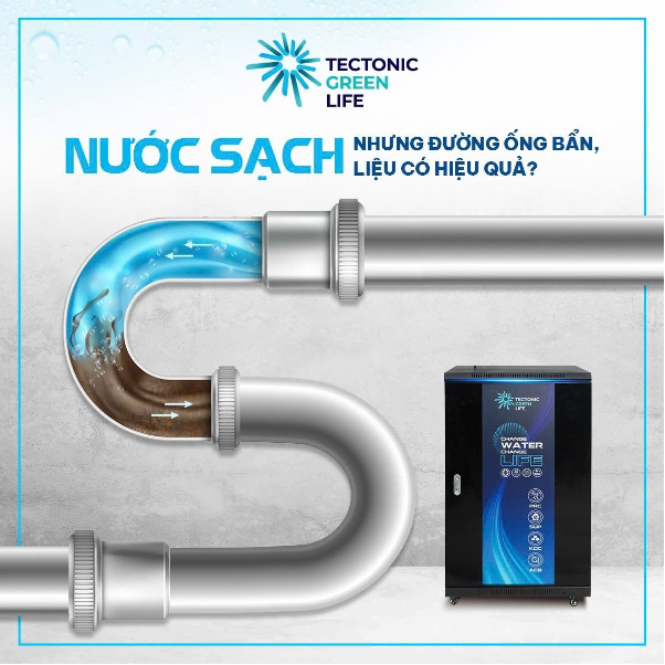 TGLwater - Lợi ích kép từ xử lý nước cứng bằng công nghệ từ trường - Ảnh 1.