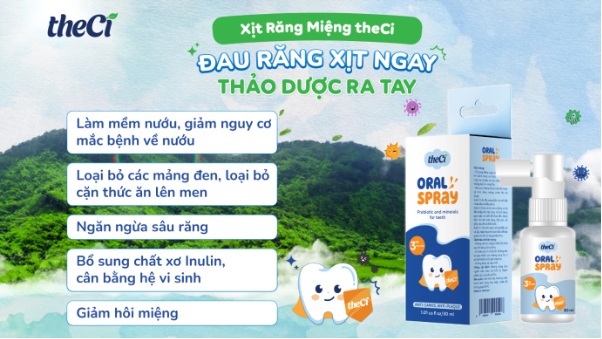 Xịt Răng Miệng theCi: Tiên phong chăm sóc răng miệng cho bé từ 3 tháng tuổi - Ảnh 2.