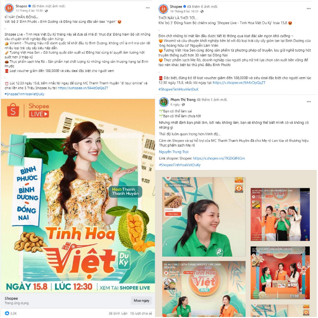 Livestream bán ra hàng trăm ký nông sản tại Shopee Tinh Hoa Việt Du Ký - Ảnh 3.