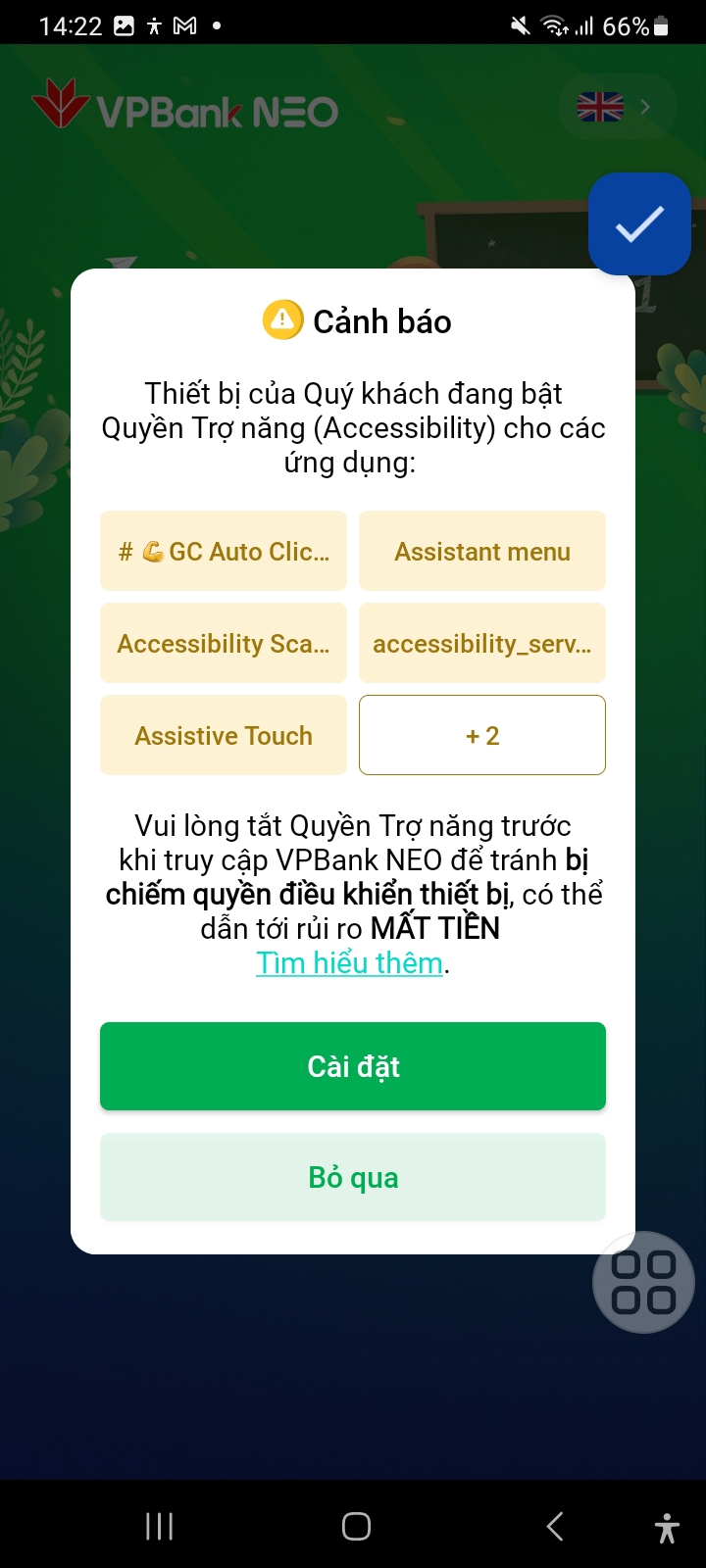 Ngân hàng ngăn chặn nguy cơ mất tiền do bị lừa cài app giả mạo- Ảnh 1.